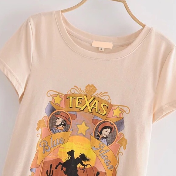 Texas Blue Moon T-shirt - Picture 9 of 15